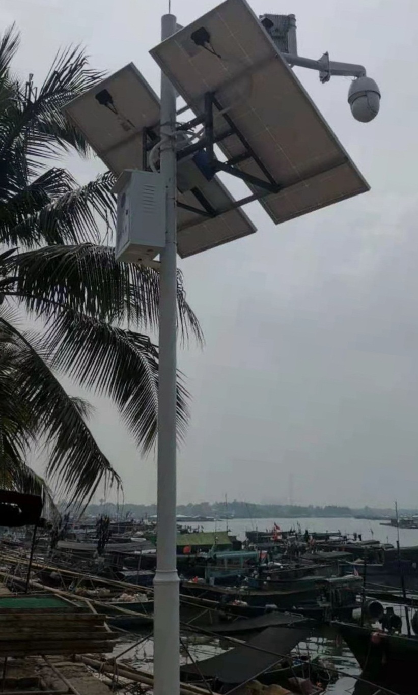 湛江雷州乌石港码头无线监控系统采用深圳安视源无线微波设备