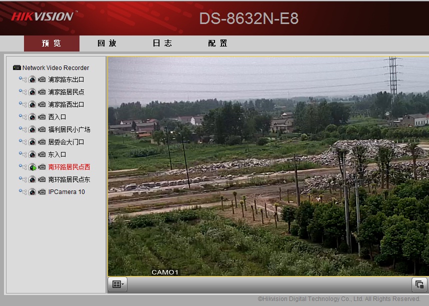 深圳龙视数码无线微波监控设备应用江苏盐城南环路城郊视频监控1